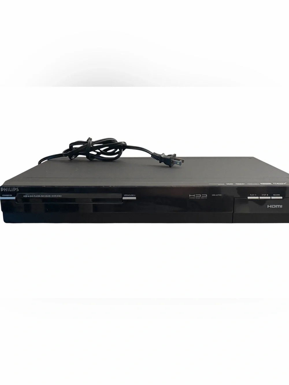 Philips DVDR3576H/37 DVD Recorder Player HDMI tested/NO REMOTE